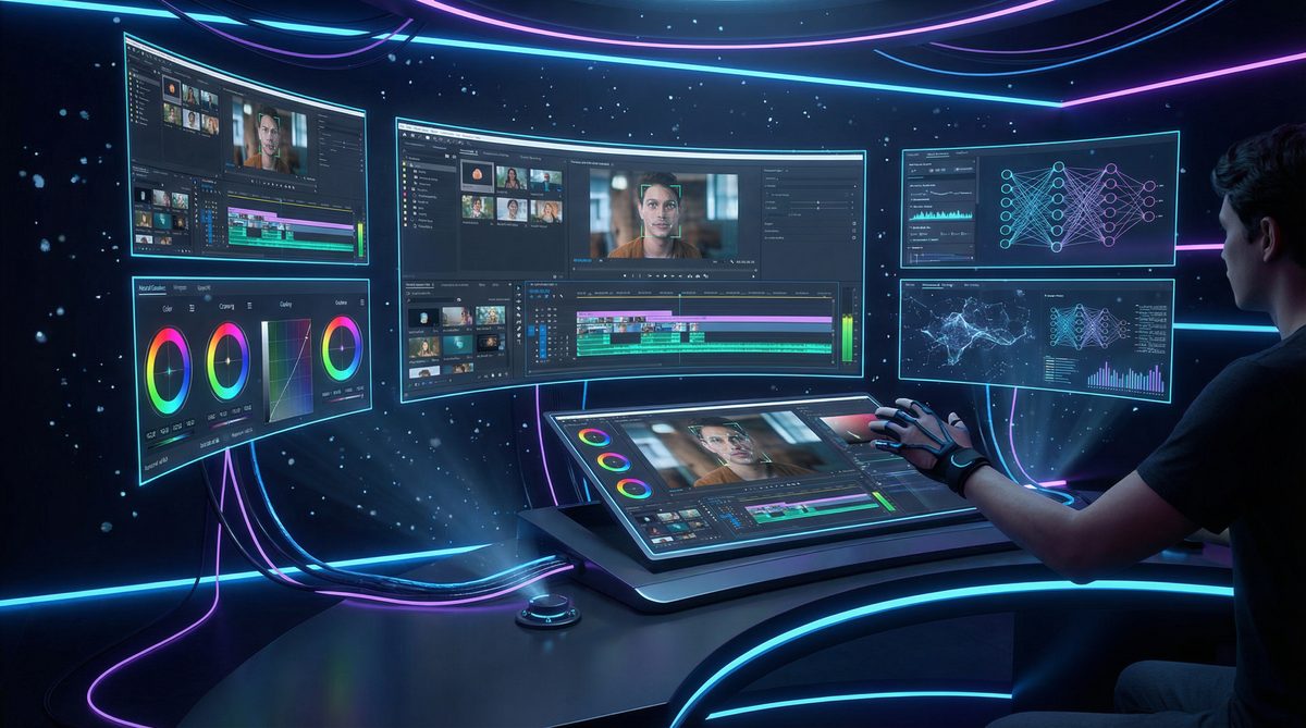 探花AI视频编辑工作台